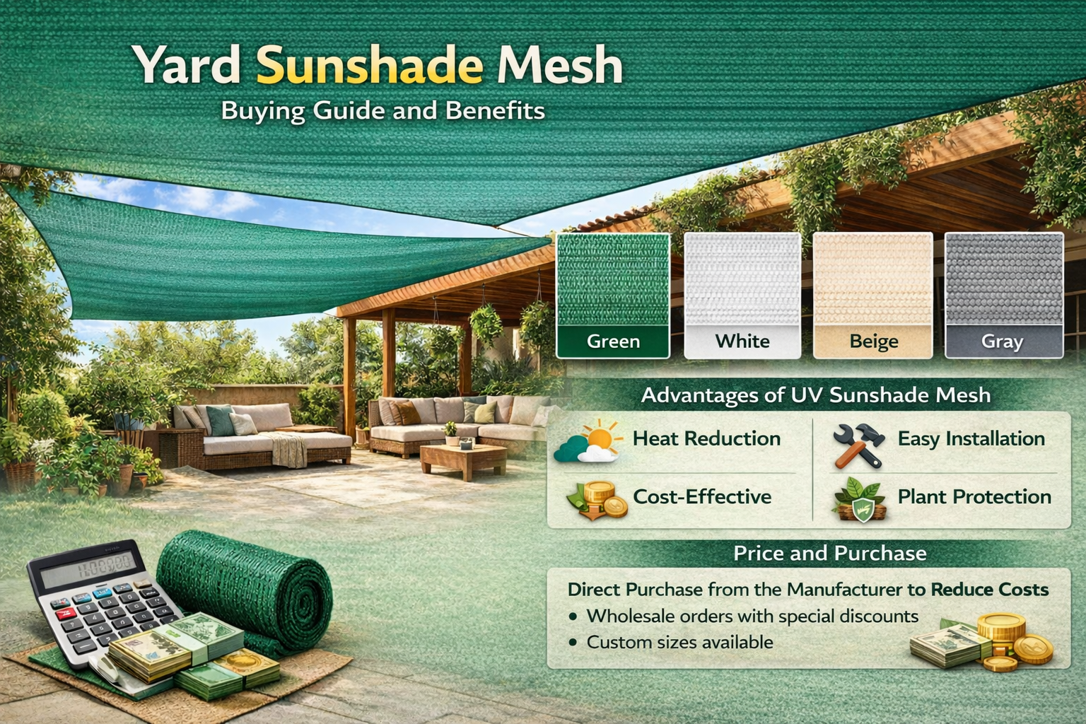 Yard Sunshade Mesh